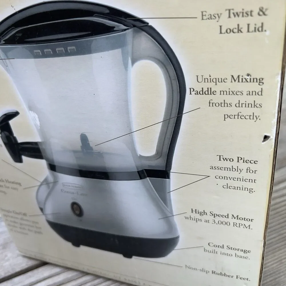 Back To Basics Cocoa Latte Hot Drink Maker CM300BR New Open Box